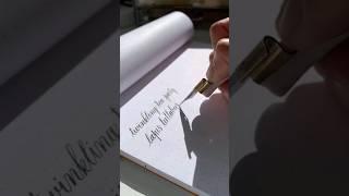 Satisfying Real Time Calligraphy Video  Lapis Lullabies ink by FerrisWheel Press