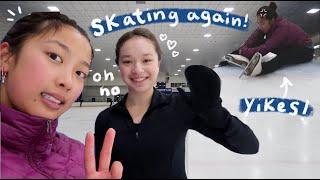 figure skating again after a week off!! | figure skating vlog