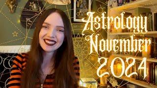 Astrology November ⭐ Mercury Retrograde, New Moons and More...