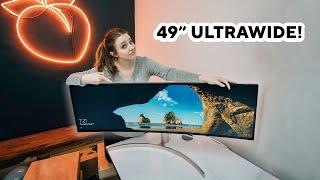 LG 49" Ultrawide Unboxing & First Impressions | LG 49WL95C-W