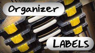 Ⓕ How To Make Hardware Organizer Labels (ep64)