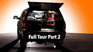 My Ultimate Truck Cap Camper Build Full Tour Part 2: The Cab!