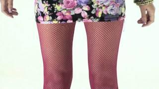 UK Tights - Tiffany Quinn Coloured Fishnet Tights