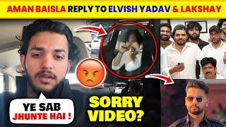 Aman Baisla REPLY Lakshay Chaudhary & Elvish Yadav | Aman Baisla vs Lakshay Chaudhary