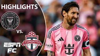 Lionel Messi SCORES  Inter Miami vs. Toronto FC | MLS Highlights | ESPN FC