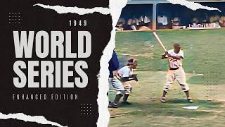 1949 World Series Game 1 - AI Enhanced & Colorized with Radio Play-by-Play