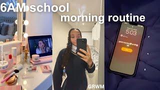 6AM school *realistic morning routine !! ( vlogmas day 6 ) 