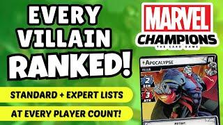 Marvel Champions Complete Villain Difficulty Ranking 2024