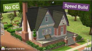 Speed Build casa pequena para um sim jardineiro no The Sims 2 - No CC