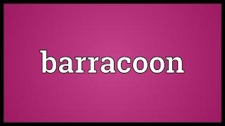 Barracoon Meaning