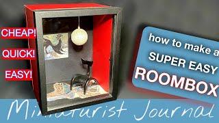 Make a super easy, quick and cheap roombox