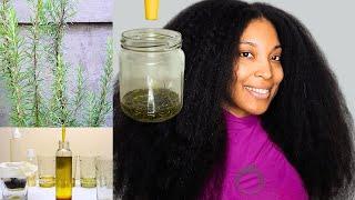 How To Make Rosemary Oil For Hair Growth | Caribbean Hair Growth Secret
