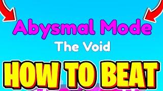 How To BEAT ABYSMAL MODE & VOID MAP In Roblox Toilet Tower Defense!