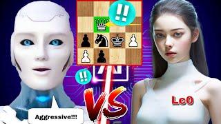 New Lc0 (4K Elo) BRILLIANTLY SACRIFICED her Queen Against Stockfish 16 | Chess com | Chess Strategy