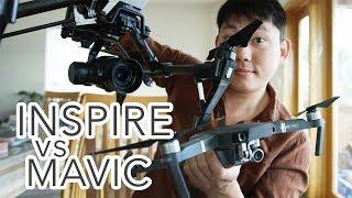 DJI Mavic Pro vs Inspire Pro 1 X5 Drone