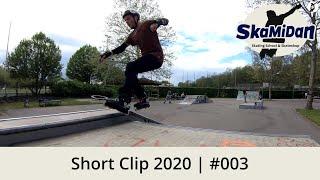 Short Clip 2020#03 | Backflip | Stormy Aggressive Inline Skating |  Skatepark Weil am Rhein