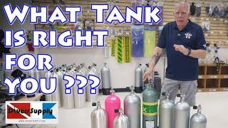 What Scuba Tank is Right for You !!!  Big, Little or In-between ?? Use Nitrox