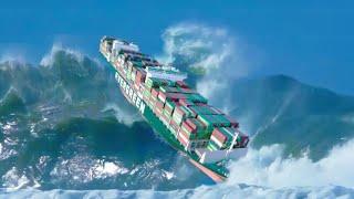 Why MONSTER WAVES Can’t Sink Large Ships During Storm