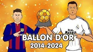 THE BALLON D'OR 2014-2024