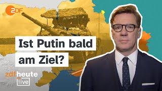 Russische Erfolge: Putin gibt sich siegessicher, Selenskyj wirbt für Militärhilfen | ZDFheute live