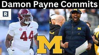 Damon Payne Commits To Michigan | Michigan Football Transfer Portal News