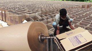 Amazing Egg Boxes Making with Fully Automated Machines | Small Scale IndustrieS