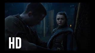 Arya convinces Gendry to make her weapon - GoT Season 8 Episode 2 scene