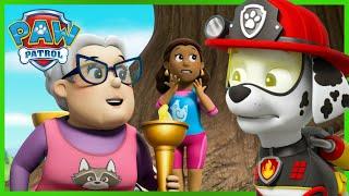 Ultimate Fire Rescue Pups save the Adventure Bay Games! - PAW Patrol UK - Cartoons for Kids