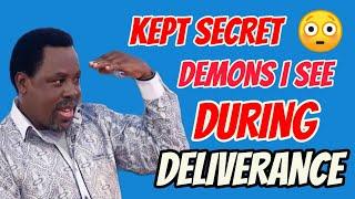 Hidden teachings of Prophet TB.JOSHUA of what he sees during DELIVERANCET