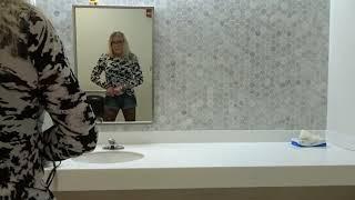 Crossdresser takes a Mid shopping rest room brake