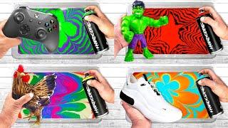 Best Of Hydro Dipping ~ HULK + Xbox One Controller + CHICKEN + Nike AIR Max