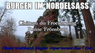 Auf rotem Fels | Château de Froensbourg | Wandern Elsass | Niedersteinbach | FR