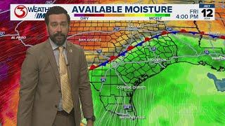 Scattered sea-breeze showers and thunderstorms remain in the forecast through Friday. Saharan Dust t