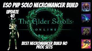 ESO: Best Solo Necromancer PvP build 2024 | Update 41