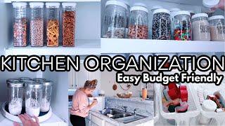 Kitchen Organization Ideas Budget Pantry | Clean and Organize With Me | All Day Clean | Part 1