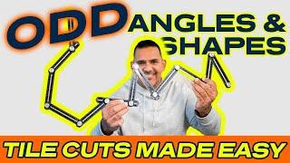 How To Cut Odd Shapes & Angles on Tile.  This tool makes it easy!