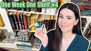 Let's try this challenge one last time Booktube! || One week One Shelf Reading Vlog