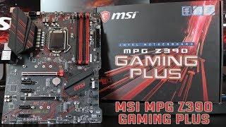 MSI MPG Z390 Gaming Plus - unboxing