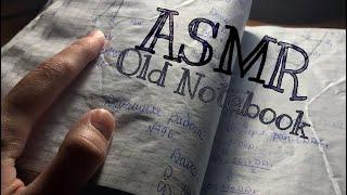 АСМР шелест страниц старой тетради ( без разговоров)  ASMR old notebook (no talking)  Rustle