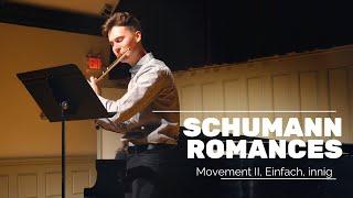 Schumann: 3 Romances, No. 2, Einfach, innig (Live)