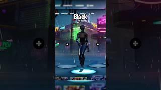 HOW TO GET THE BANNED ALL BLACK AND WHITE SUPERHERO SKINS #fortnite #fortniteshorts #fortniteclips