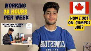 HOW I GOT ON-CAMPUS JOB | DOING TWO JOBS IN A WEEK | INTERNATIONAL OUTREACH STUDENT AMBASSADOR 