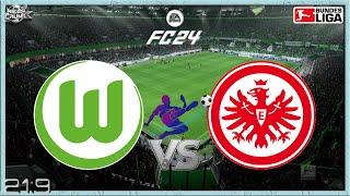 VfL Wolfsburg vs Eintracht Frankfurt | FC24 Bundesliga review in 21:9 #24