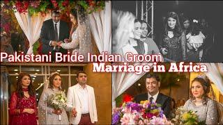 Indian Groom Pakistani Bride | Wedding vlog | Marriage in Africa | Full Day Routine on a wedding day