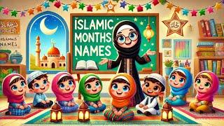 Islamic months Names| Islamic months Songs | 12 Months of the year |  Kidzvidz Learning