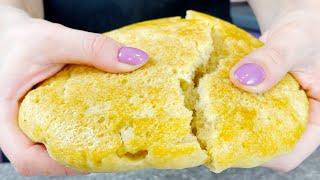 Sie können kein Brot mehr kaufen! Direkt in der Pfanne kein Backofen! Unglaublich gut!