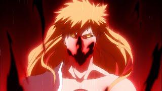 『BLEACH 千年血戦篇』Ichigo full Hollowfication and overwhelmed Ulquiorra spiritual powers