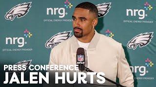 Postgame Press Conference: Jalen Hurts | Philadelphia Eagles vs New York Giants