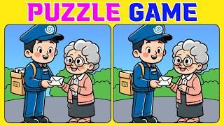 Spot the 3 Differences | Puzzle Game 《Normal》