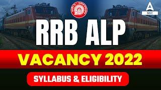 RRB ALP New Vacancy 2022 | RRB ALP Syllabus 2022 & Eligibility Criteria